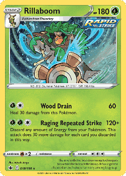 Rillaboom Pokémon TCG card art