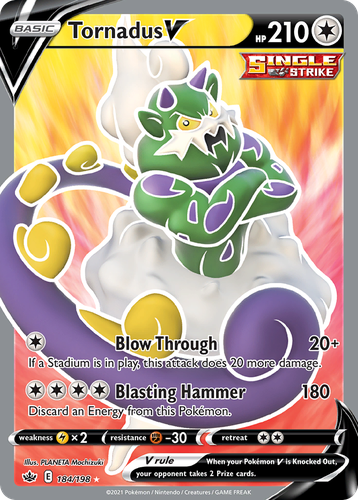 Tornadus V 184, Chilling Reign