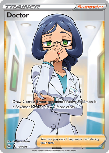 Doctor #190 from Chilling Reign - Rare Ultra - Illustrated by Sanosuke Sakuma