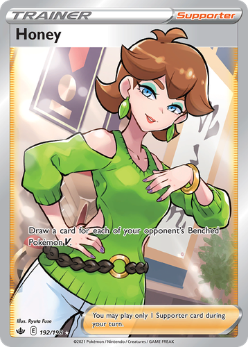 Honey #192 from Chilling Reign - Rare Ultra - Illustrated by Ryuta Fuse