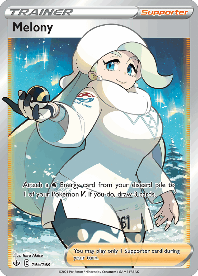 Melony #195 from Chilling Reign - Rare Ultra - Illustrated by Taira Akitsu