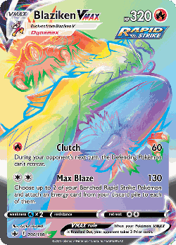 Blaziken VMAX 200, Chilling Reign