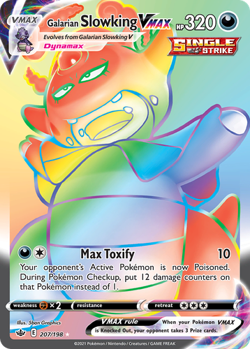 Galarian Slowking VMAX 207, Chilling Reign