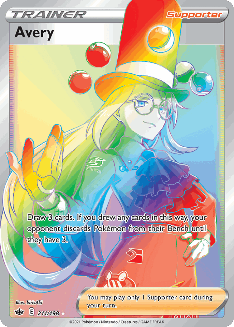 Avery #211 from Chilling Reign - Rare Rainbow - Illustrated by kirisAki