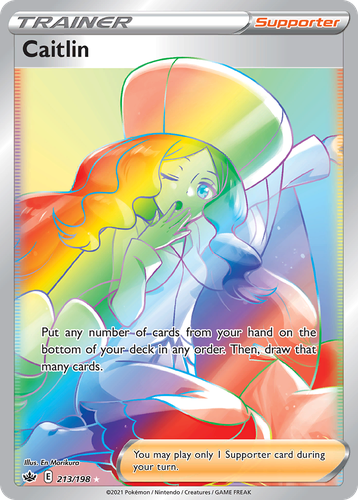 Caitlin #213 from Chilling Reign - Rare Rainbow - Illustrated by En Morikura