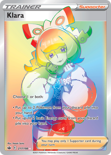 Klara #217 from Chilling Reign - Rare Rainbow - Illustrated by Naoki Saito