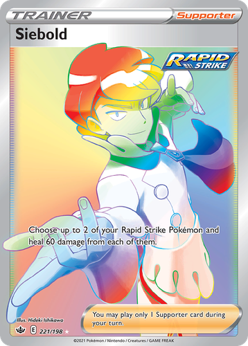 Siebold #221 from Chilling Reign - Rare Rainbow - Illustrated by Hideki Ishikawa
