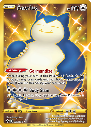 Snorlax 224, Chilling Reign