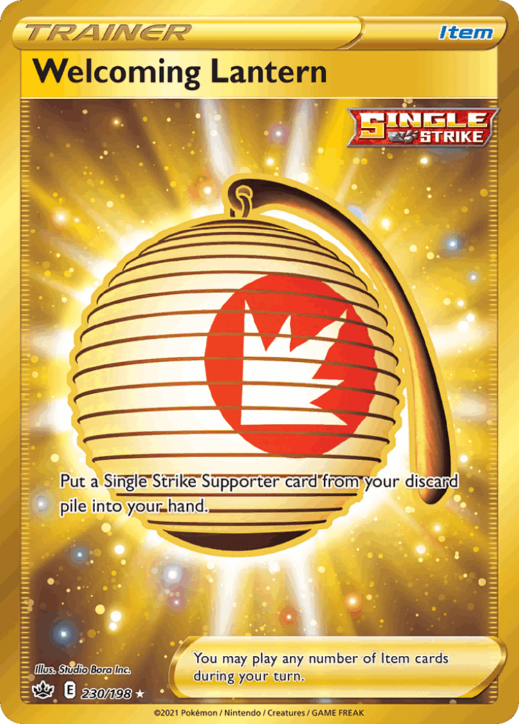Welcoming Lantern #230 from Chilling Reign - Rare Secret - Illustrated by Studio Bora Inc.