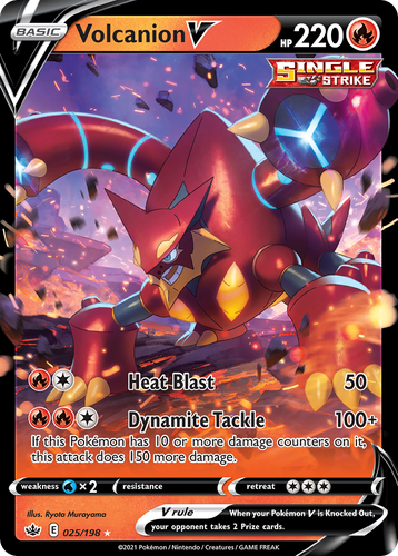 Volcanion V 25, Chilling Reign
