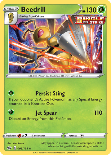 Beedrill Pokémon TCG card art
