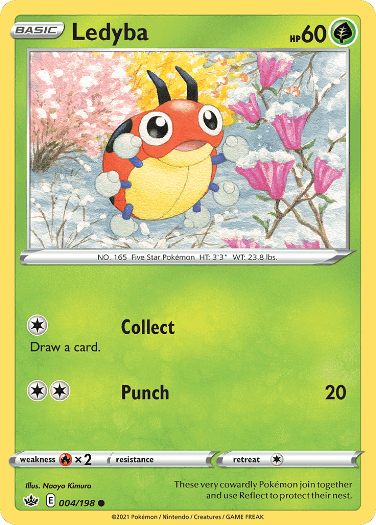 Ledyba #4 from Chilling Reign - Common - Illustrated by Naoyo Kimura
