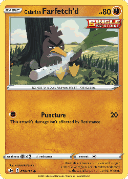 Galarian Farfetch'd 78, Chilling Reign