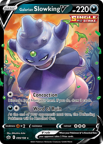 Galarian Slowking V 99, Chilling Reign