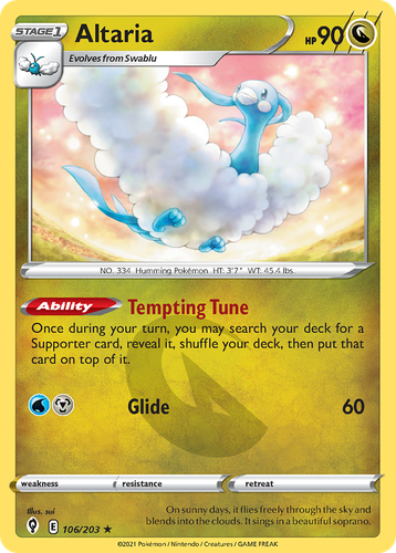 Altaria 106, Evolving Skies