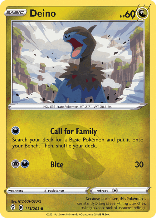 Deino 113, Evolving Skies