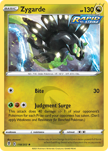 Zygarde 118, Evolving Skies