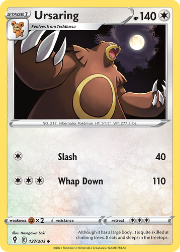 Ursaring 127, Evolving Skies