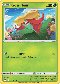 Gossifleur Pokémon TCG card art