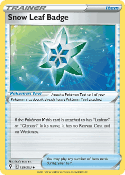 Snow Leaf Badge 159, Evolving Skies