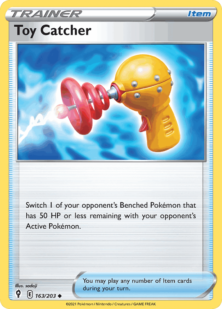 Toy Catcher #163 from Evolving Skies - Uncommon - Illustrated by sadaji
