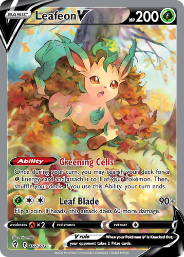 Leafeon V 167, Evolving Skies
