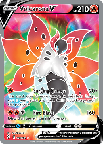 Volcarona V 170, Evolving Skies