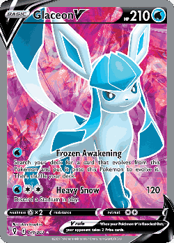 Glaceon V 174, Evolving Skies