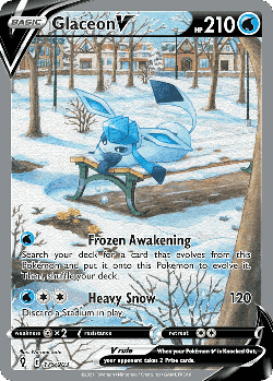 Glaceon V 175, Evolving Skies