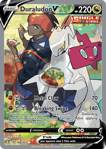 Duraludon V 198, Evolving Skies