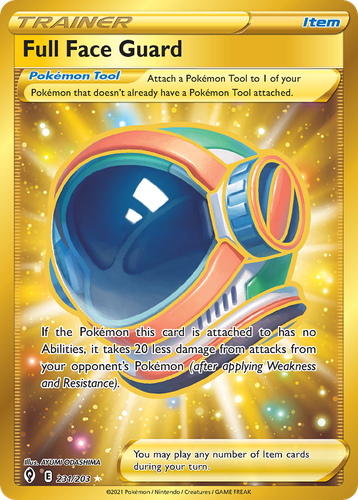 Full Face Guard #231 from Evolving Skies - Rare Secret - Illustrated by AYUMI ODASHIMA