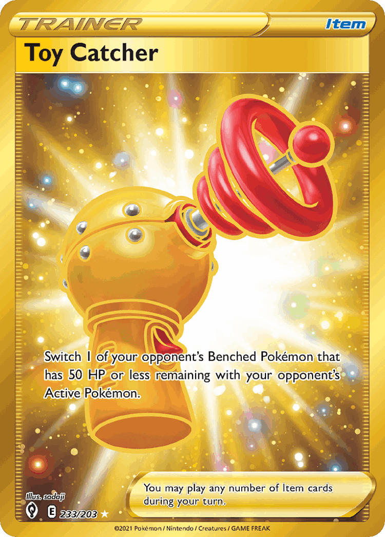 Toy Catcher #233 from Evolving Skies - Rare Secret - Illustrated by sadaji