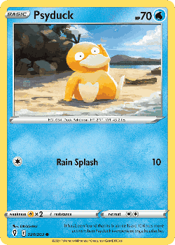 Psyduck Pokémon TCG card art