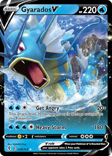 Gyarados V 28, Evolving Skies