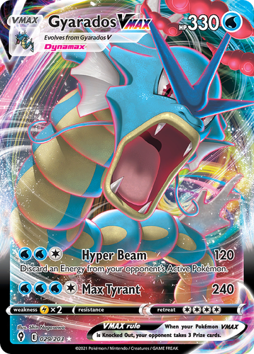 Gyarados VMAX 29, Evolving Skies