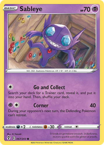 Sableye 67, Evolving Skies
