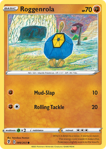 Roggenrola 86, Evolving Skies
