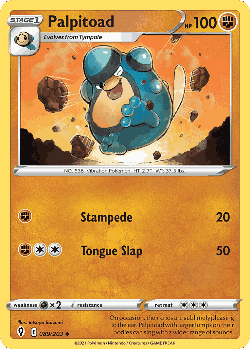 Palpitoad 89, Evolving Skies