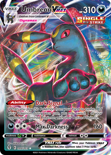 Umbreon VMAX 95, Evolving Skies