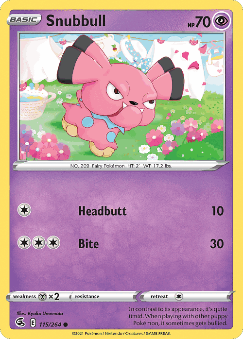 Snubbull 115, Fusion Strike