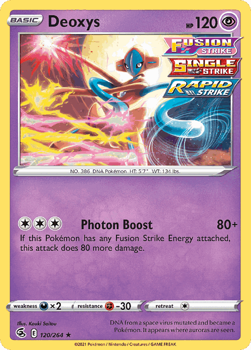 Deoxys 120, Fusion Strike