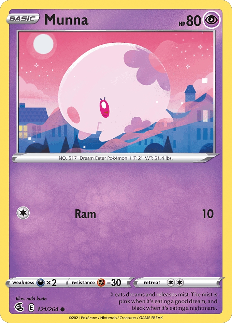 Munna #121 from Fusion Strike - Common - Illustrated by miki kudo