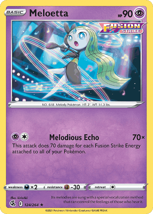 Meloetta 124, Fusion Strike