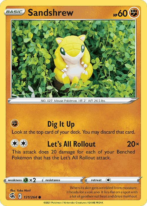 Sandshrew 131, Fusion Strike
