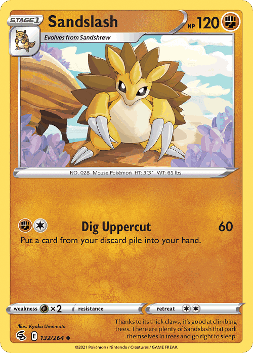 Sandslash 132, Fusion Strike
