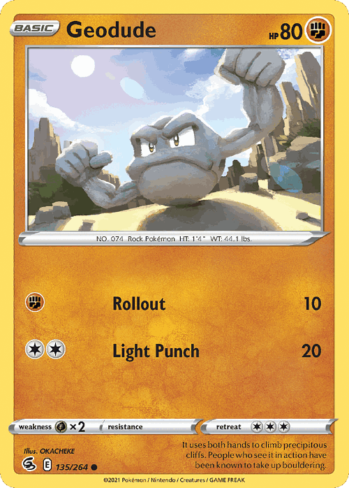 Geodude 135, Fusion Strike