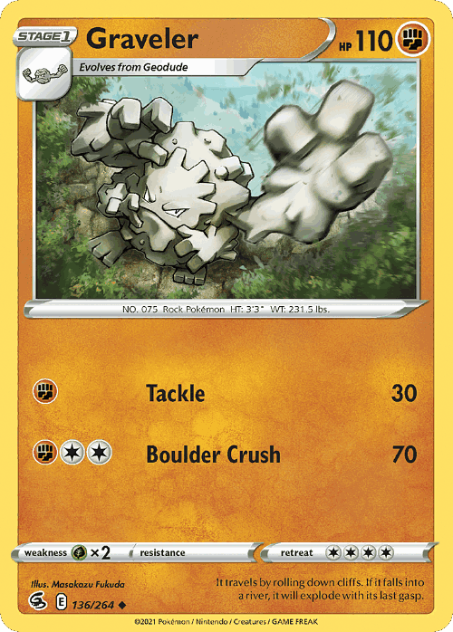 Graveler 136, Fusion Strike