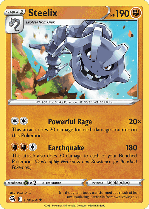 Steelix 139, Fusion Strike