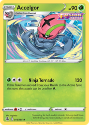 Accelgor Pokémon TCG card art