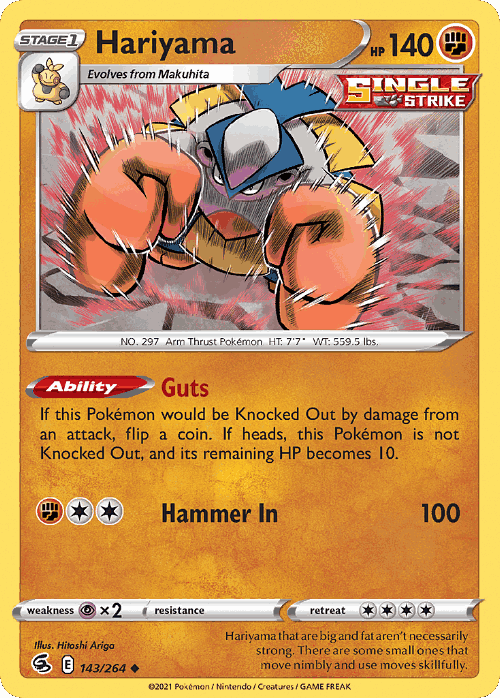 Hariyama 143, Fusion Strike